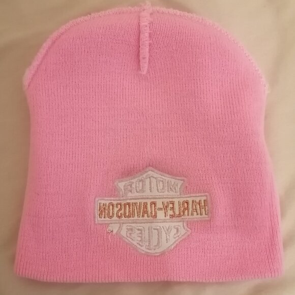 Women's Pink Harley-Davidson Motorcycles Toque, NWOT - Picture 5 of 9
